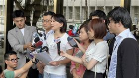 王鴻薇赴北檢告發基泰建設。（圖／翻攝自王鴻薇臉書）