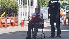 大直坍陷民宅失蹤3天半的貓咪「阿花」終於被救出。（圖／翻攝畫面）