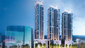 鑽石塔Diamond Towers，翻攝自新光三越官網