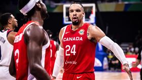 加拿大隊布魯克斯（Dillon Brooks）季軍戰猛轟34分。（圖／翻攝自FIBA官網）