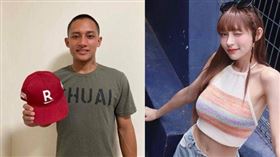 ▲「啦啦隊女神」林襄被爆熱戀小4歲的球員馬傑森，本人出現低調認了。（圖／翻攝自林襄、馬傑森臉書）