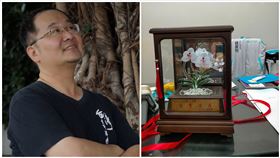 高虹安,錢康明,任重道遠,紀念禮（圖／翻攝自錢康明臉書）