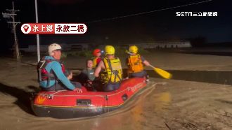 白河山區淹水最深近2米　28人受困獲救