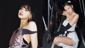  BLACKPINK成員Jennie、Lisa。（圖／翻攝自IG）