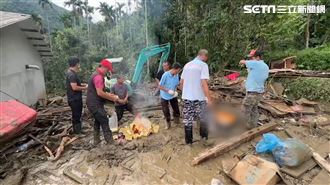 新／土石流埋嘉義喪家　老村長遺體找到了