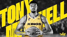 洋將米歇爾加盟新北國王，成為禁衛軍第四位洋將。（圖／新北國王提供）