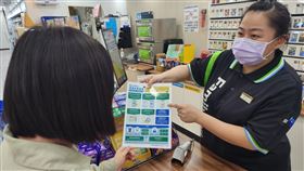 全家「溝通友善墊板」協助顧客與店員在必要時，使用圖示輔助溝通。（圖／超商業者提供）