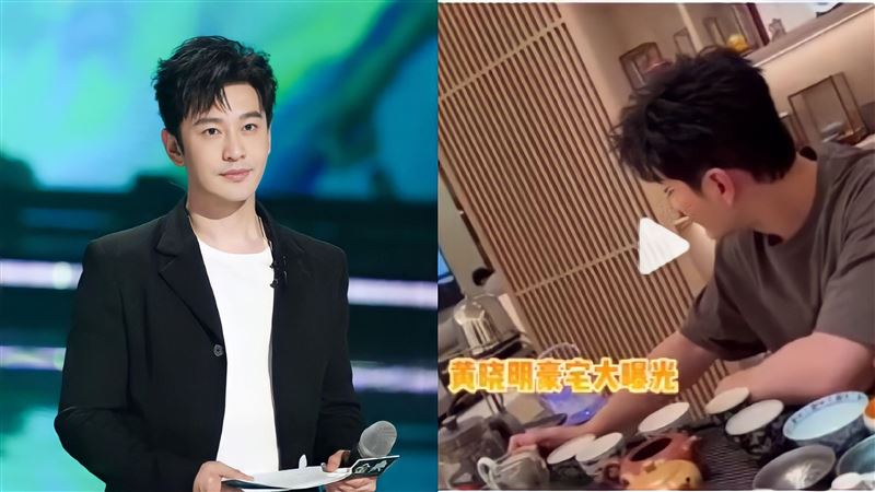 黃曉明豪宅內部照曝光　客廳大到像操場！