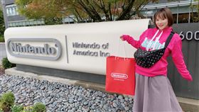 澀谷果步曬出自己受邀到美國任天堂總部參觀照。（圖／翻攝自澀谷果步推特）