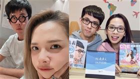  滴妹（右）坦言最近與阿滴（左）見面頻率變低，1個月只見到1次。（圖／翻攝自crown_du IG）