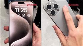 Joeman率先開箱iPhone 15 Pro Max並展示新功能。（圖／翻攝自Joeman IG）