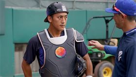 ▲富邦悍將新人捕手豊暐首次上一軍。（圖／富邦悍將球團提供）