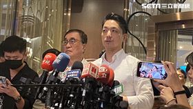 台北市長蔣萬安出席基泰大直事故已塌陷25戶安置補助說明會。(圖/記者楊晏琳攝影)