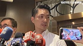 台北市長蔣萬安出席基泰大直事故已塌陷25戶安置補助說明會。(圖/記者楊晏琳攝影)