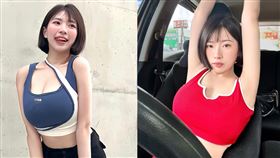 「二壘妹」江宛庭因開球誤投而得名。（圖／翻攝自jtw_03317 IG）