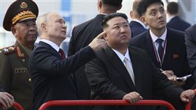 俄羅斯總統普丁、北韓領導人金正恩。（圖／美聯社／達志影像）