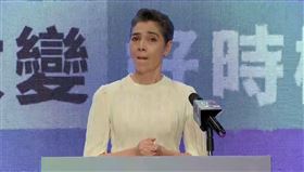 賴佩霞哽咽。（圖／記者陳怡潔攝影）