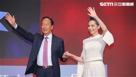▲郭台銘宣布副手賴佩霞（圖／記者楊澍攝影）