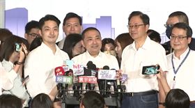 ▲侯友宜蔣萬安張善政五捷聯盟合作備忘錄簽署記者會