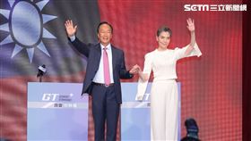 ▲郭台銘宣布副手賴佩霞（圖／記者楊澍攝影）