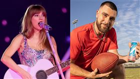 泰勒絲、特拉維斯。（圖／翻攝自泰勒絲、特拉維斯IG）