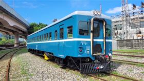 DR2303號藍皮柴油客車將現身台北2023台灣文博會期間，國家鐵道博物館籌備處推出「DR2303號藍皮柴油客車試乘體驗活動」，民眾將可體驗在台北市區地面上看到火車行駛的風景。（文化部提供）中央社記者王寶兒傳真  112年9月14日