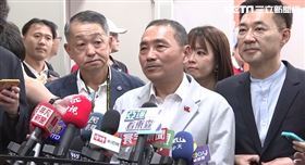 侯友宜參觀「2023台北國際航太暨國防工業展覽會」受訪