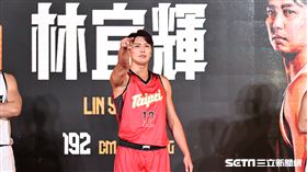 ▲T1臺北台新戰神成立記者會，林宜輝隊長。（圖／記者劉彥池攝影）