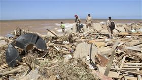 利比亞德納毀滅性洪患（圖／美聯社／達志影像）