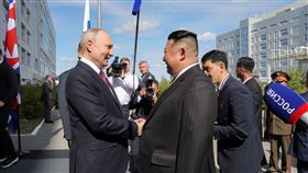 金正恩,普丁,北韓,俄羅斯。路透社