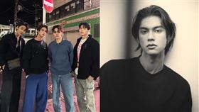 泰版《流星花園》F4、飾演「道明寺」的Bright（左2）。（圖／翻攝自Bright IG）