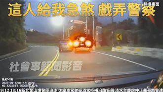 新北醉男拒檢狂飆撞飛騎士　正義哥幫逮人