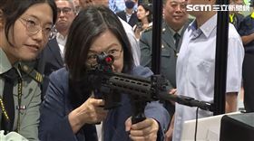 蔡英文參觀「2023年台北國際航太暨國防工業展」