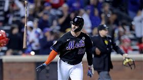 ▲大都會一壘手阿隆索（Pete Alonso）敲出本季第45轟。（圖／路透社／達志影像）