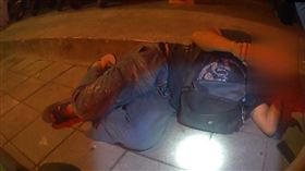 新北市,新店,妨害公務,路倒,