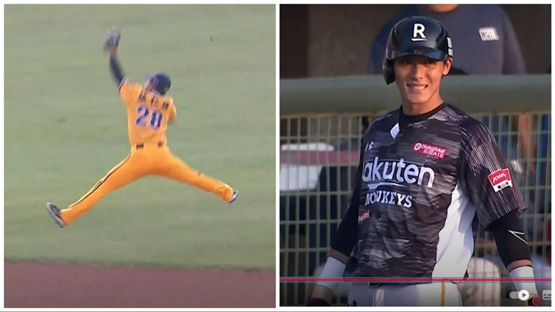 張仁瑋原地起跳抓籃板　沒收陳晨威安打球