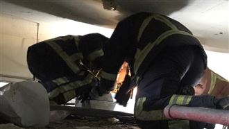 大鵬華城內換馬達觸電　工人送醫搶救不治