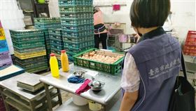 食安官帶隊至中央畜產會現場稽查。（圖／北市衛生局提供）