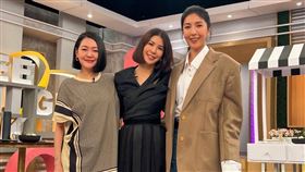 許茹芸和楊謹華一起錄製好友小S的節目。（圖／翻攝自許茹芸IG）