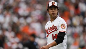 ▲藤浪晉太郎中繼0.1局大爆炸。（圖／美聯社／達志影像）