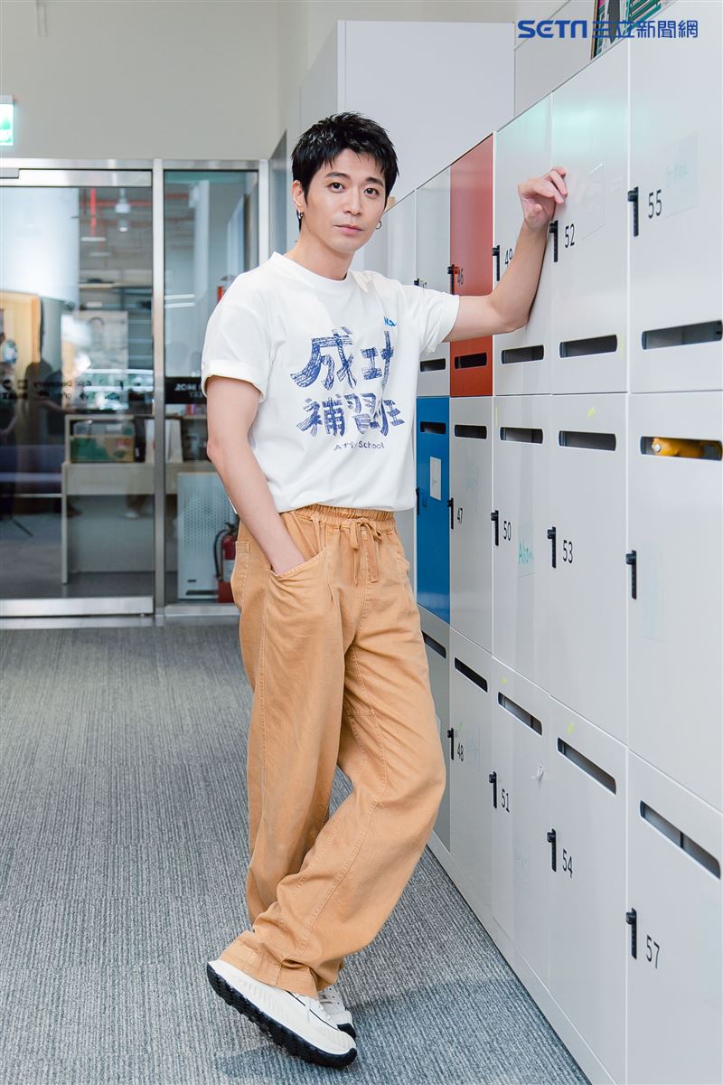 侯彥西三立新聞網專訪。（圖／記者楊澍攝影）