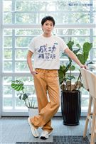 侯彥西三立新聞網專訪。（圖／記者楊澍攝影）