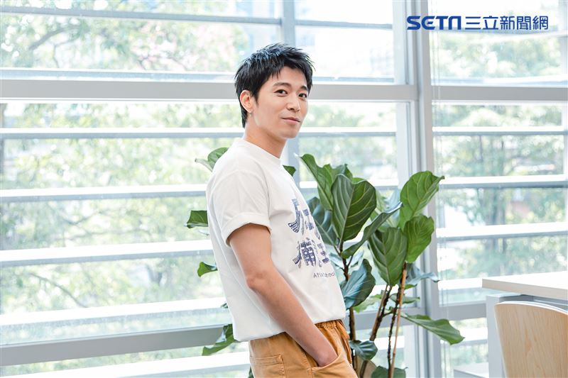 侯彥西三立新聞網專訪。（圖／記者楊澍攝影）