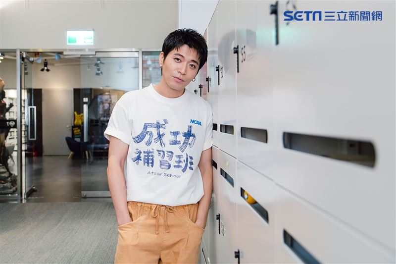 侯彥西三立新聞網專訪。（圖／記者楊澍攝影）