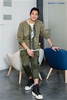 藍正龍三立新聞網專訪。（圖／記者楊澍攝影）