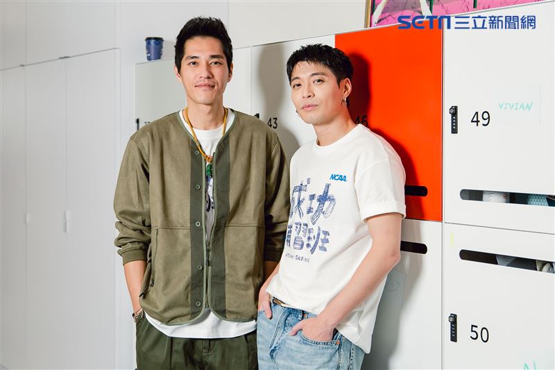 藍正龍、侯彥西三立新聞網專訪。（圖／記者楊澍攝影）