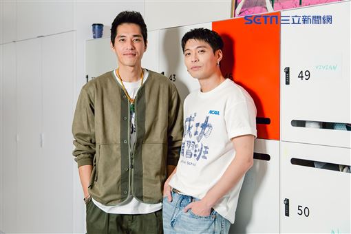 藍正龍、侯彥西三立新聞網專訪。（圖／記者楊澍攝影）