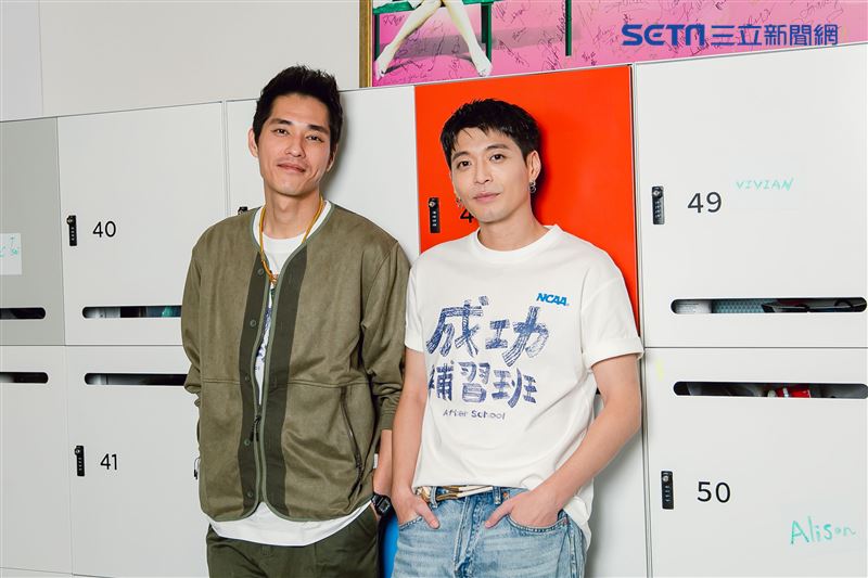 藍正龍、侯彥西三立新聞網專訪。（圖／記者楊澍攝影）