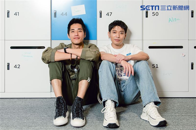 藍正龍、侯彥西三立新聞網專訪。（圖／記者楊澍攝影）