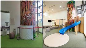 溜滑梯被拆除。（圖／翻攝自蘇怡寧醫師愛碎念臉書）